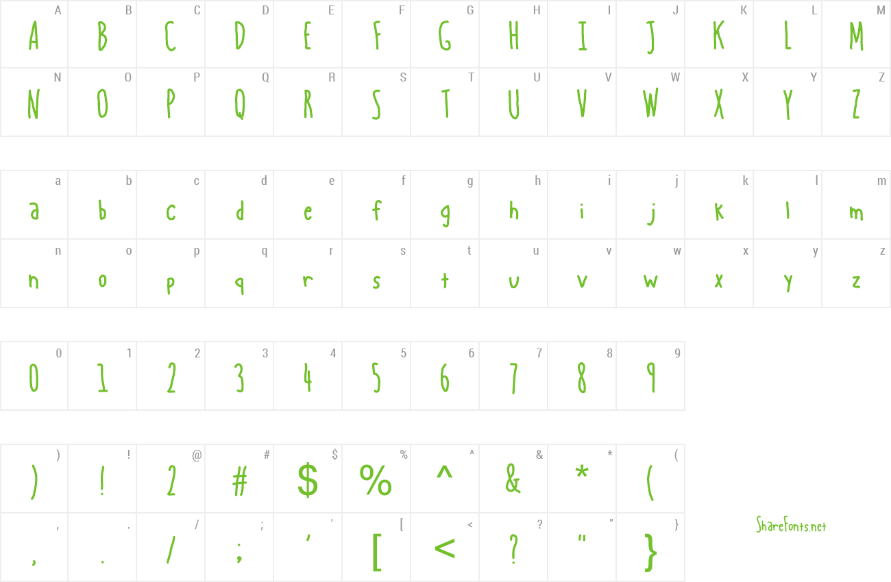 Font Break The Chain preview